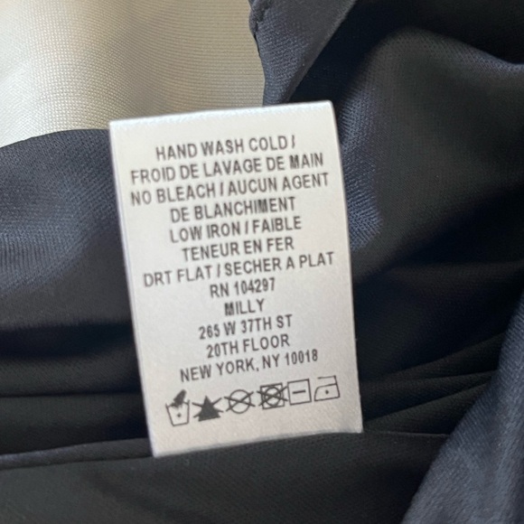 MILLY Sleeveless High Low Dress with side zipper. Size 12. - Picture 12 of 13